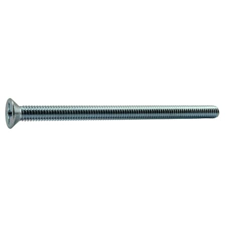 Midwest Fastener 5/16"-18 x 5 in Phillips Flat Machine Screw, Zinc Plated Steel, 25 PK 54711